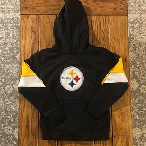 Kids Black and Yellow Steelers Hoodie